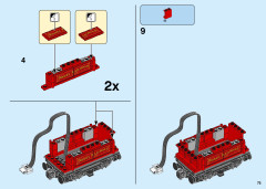 LEGO 71044 instructions page 75 – build guide