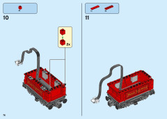LEGO 71044 instructions page 76 – build guide