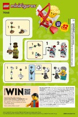 LEGO 71048 instructions page 1 – build guide