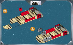 LEGO 7110 instructions page 4 – build guide