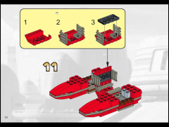 LEGO 7119 instructions page 10 – build guide