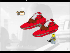 LEGO 7119 instructions page 17 – build guide