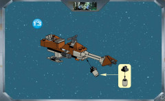 LEGO 7128 instructions page 13 – build guide