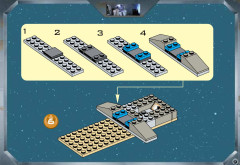 LEGO 7130 instructions page 9 – build guide