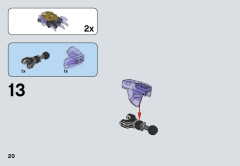 LEGO 71304 instructions page 20 – build guide