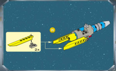 LEGO 7131 instructions page 21 – build guide
