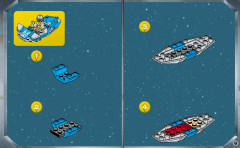 LEGO 7131 instructions page 9 – build guide