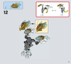 LEGO 71311 instructions page 9 – build guide