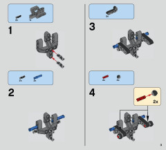 LEGO 71316 instructions page 3 – build guide