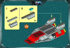 LEGO 7134 instructions page 17 – build guide