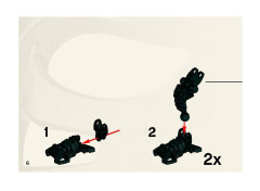 LEGO 7136 instructions page 6 – build guide