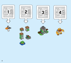 LEGO 71388 instructions page 2 – build guide