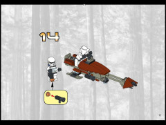 LEGO 7139 instructions page 11 – build guide