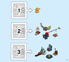 LEGO 71397 instructions page 3 – build guide