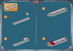 LEGO 7140 instructions page 12 – build guide