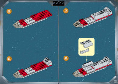 LEGO 7140 instructions page 13 – build guide