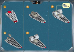 LEGO 7140 instructions page 16 – build guide