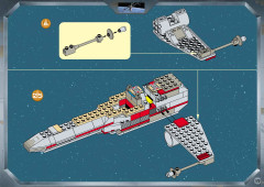 LEGO 7140 instructions page 17 – build guide