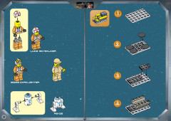 LEGO 7140 instructions page 2 – build guide