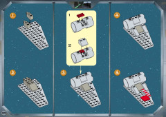 LEGO 7140 instructions page 20 – build guide