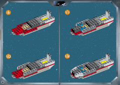 LEGO 7140 instructions page 8 – build guide