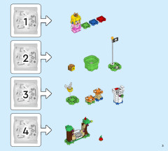 LEGO 71403 instructions page 3 – build guide