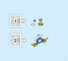 LEGO 71405 instructions page 3 – build guide