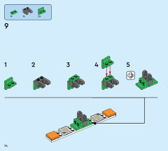 LEGO 71409 instructions page 74 – build guide
