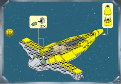 LEGO 7141 instructions page 19 – build guide