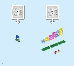 LEGO 71418 instructions page 2 – build guide