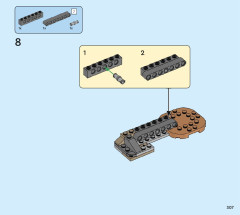 LEGO 71425 instructions page 307 – build guide