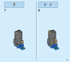 LEGO 71425 instructions page 323 – build guide