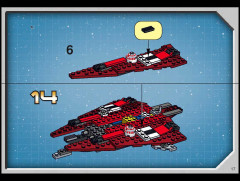 LEGO 7143 instructions page 17 – build guide