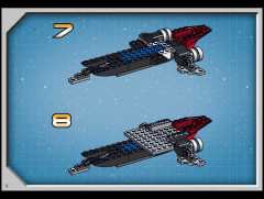 LEGO 7143 instructions page 8 – build guide