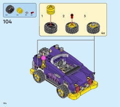 LEGO 71431 instructions page 104 – build guide