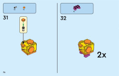 LEGO 71434 instructions page 76 – build guide