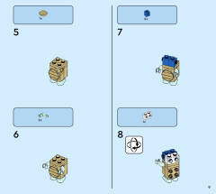 LEGO 71436 instructions page 9 – build guide