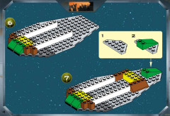 LEGO 7144 instructions page 4 – build guide