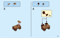 LEGO 71441 instructions page 87 – build guide