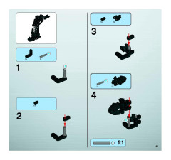 LEGO 7145 instructions page 21 – build guide