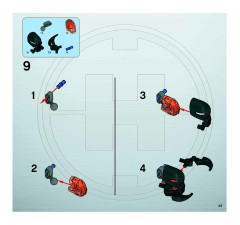 LEGO 7145 instructions page 45 – build guide