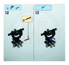 LEGO 7145 instructions page 8 – build guide