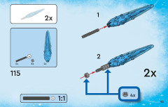 LEGO 71479 instructions page 93 – build guide
