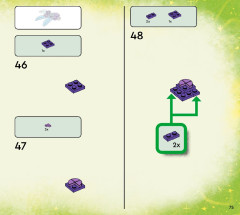 LEGO 71481 instructions page 75 – build guide