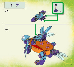 LEGO 71481 instructions page 95 – build guide