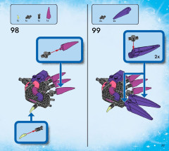 LEGO 71483 instructions page 77 – build guide