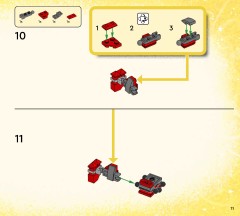 LEGO 71513 instructions page 11 – build guide