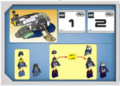LEGO 7153 instructions page 2 – build guide