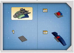 LEGO 7153 instructions page 3 – build guide