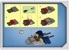 LEGO 7153 instructions page 7 – build guide